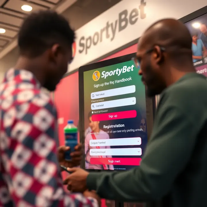 Illustration of a smartphone displaying SportyBet app with various betting codes visible on screen