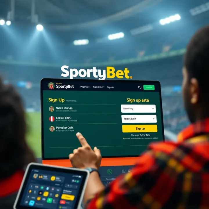 Secure Login Features on SportyBet Platform Secure login process on SportyBet platform with focus on password entry and security icons