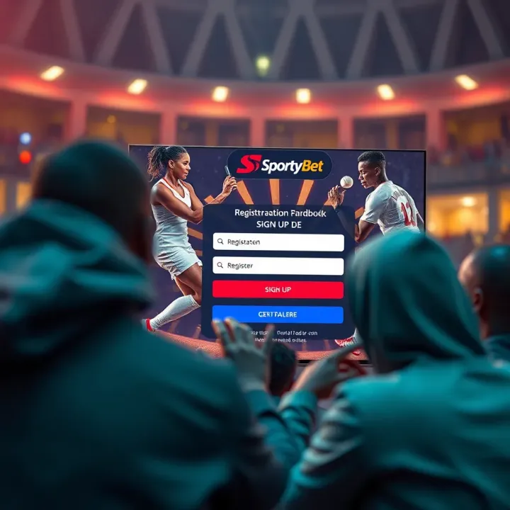 User interface of SportyBet app showing various sports betting options like football and basketball