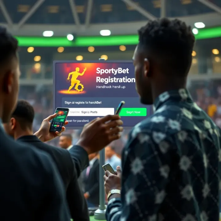 Accessing Your SportyBet Account on Mobile User interface showing login screen of a sports betting platform on a smartphone