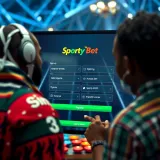 SportyBet website homepage showcasing betting categories and promotional banners