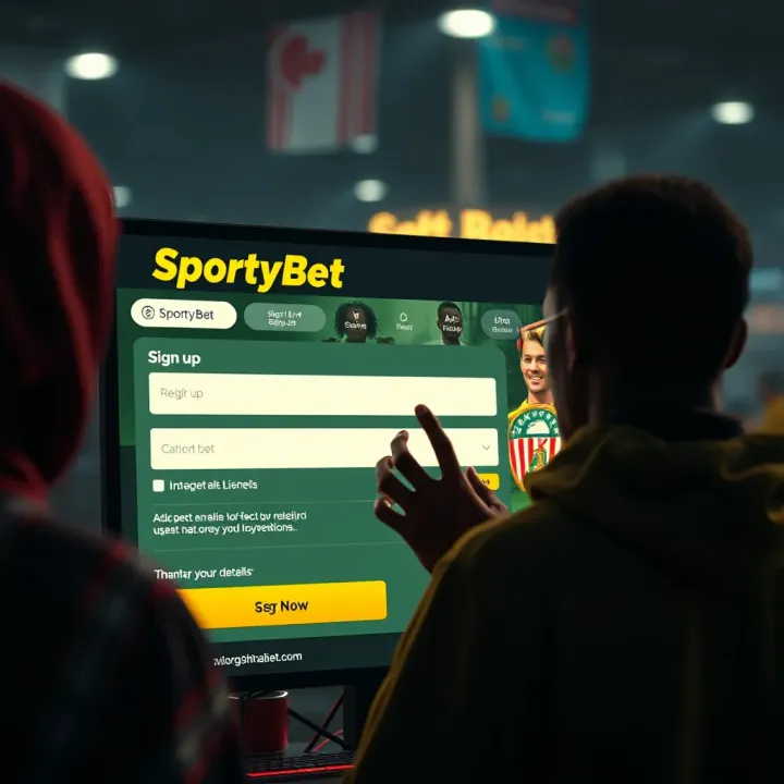 Graphic illustrating safe betting practices and secure transaction methods for Nigerian users on SportyBet