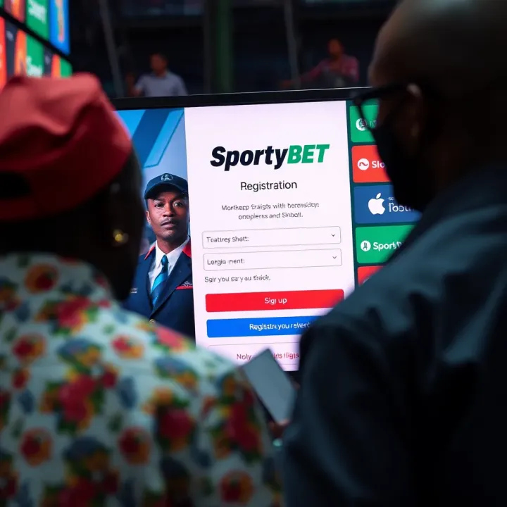 SportyBet app screen displaying live odds and betting options for upcoming Premier League matches