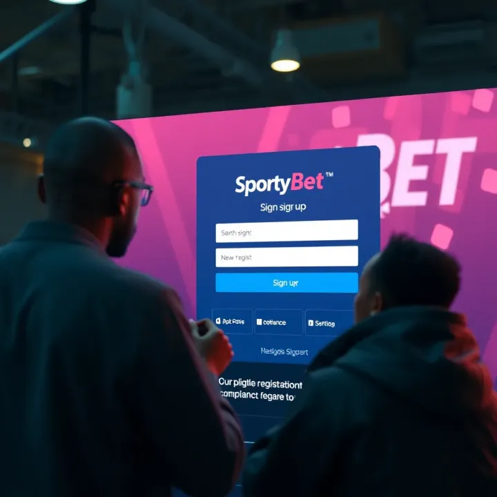SportyBet app icon displayed on an iPhone screen