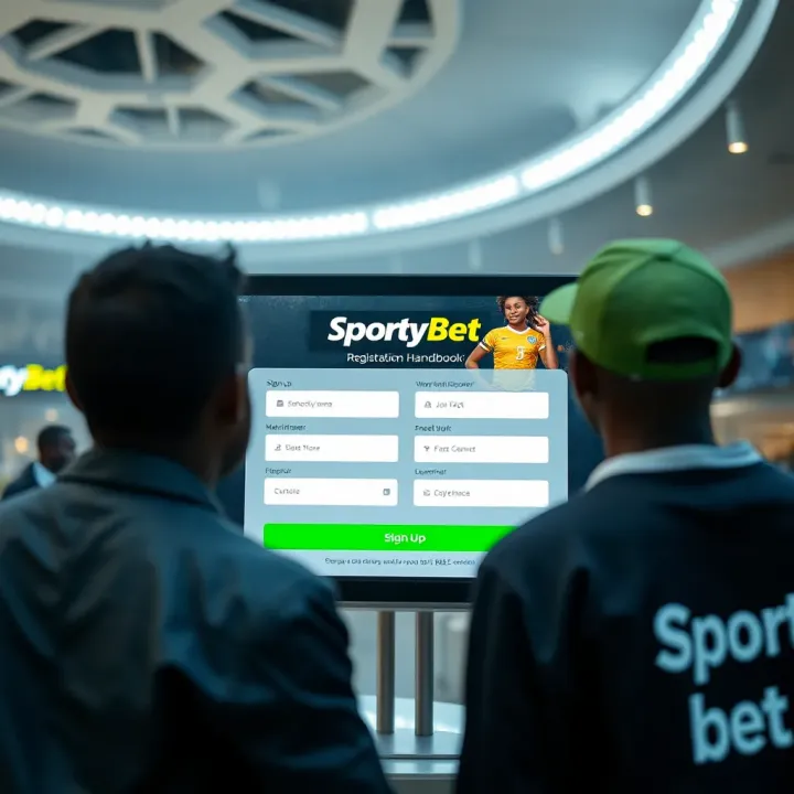User interface of SportyBet app showcasing live betting options on mobile device