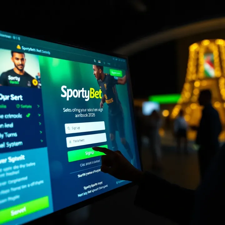 SportyBet logo alongside FC Barcelona emblem symbolizing their partnership