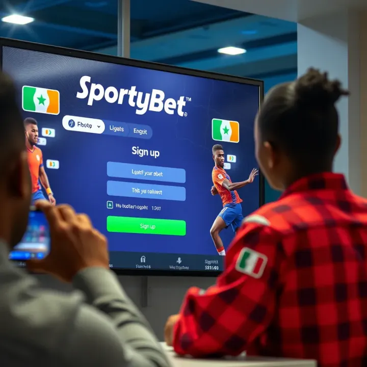 Illustration showing a mobile phone screen with a highlighted SportsBet betting code input section