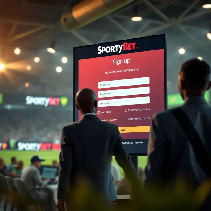 Mobile phone screen showcasing SportyBet platform with various betting options for the Europa Conference League
