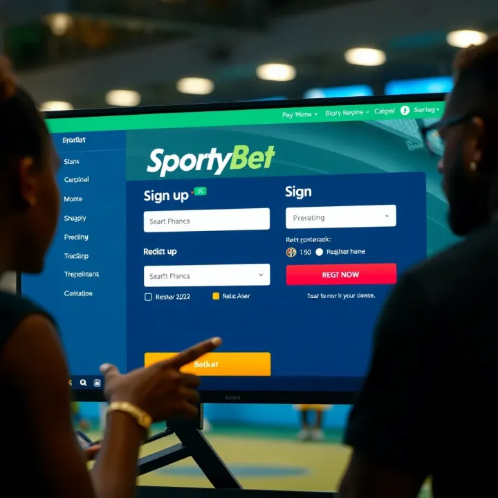 SportyBet Interface Without Cashout Button Displayed SportyBet app interface showing betting options with missing cashout feature