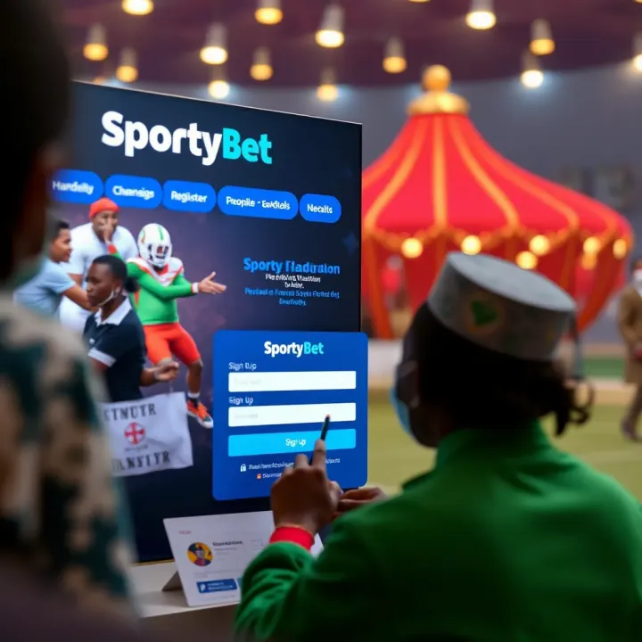 Digital slot game interface featuring Gates of Olympus symbols on SportyBet platform