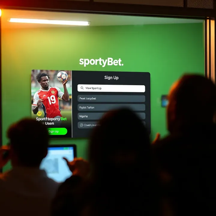 User navigating SportyBet Live TV on a mobile device showcasing available sports and live event options