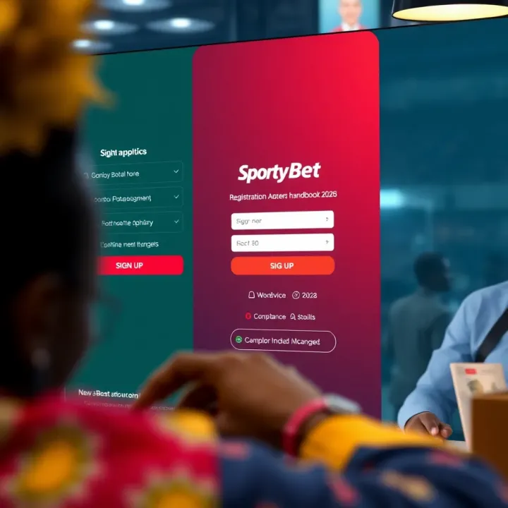 Mobile screen displaying SportyBet Nigeria Lite login interface with username and password fields