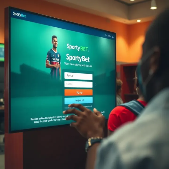 User interface displaying various sports betting markets on the SportyBet platform