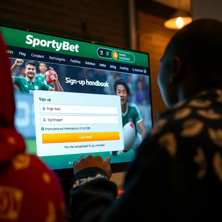 SportyBet online betting platform interface showcasing sports options and live betting features
