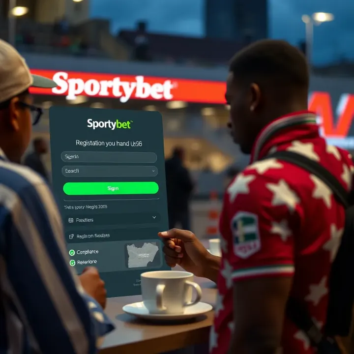 Mobile phone displaying SportyBet app with OPay payment option