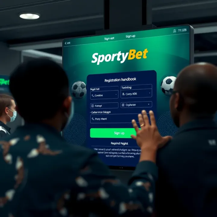 Illustration showing the SportyBet Rocketman game interface with betting options and payout details