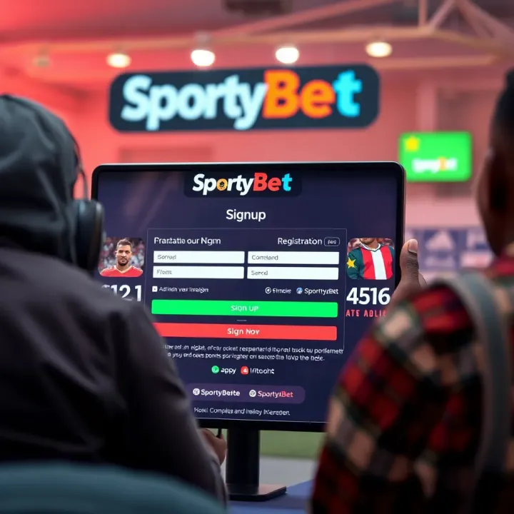 Illustration showing a sports betting interface with various betting options highlighted