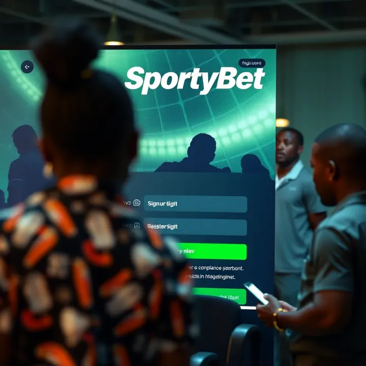 Illustration of a digital sports betting interface showing multiple bet options and odds on a mobile device