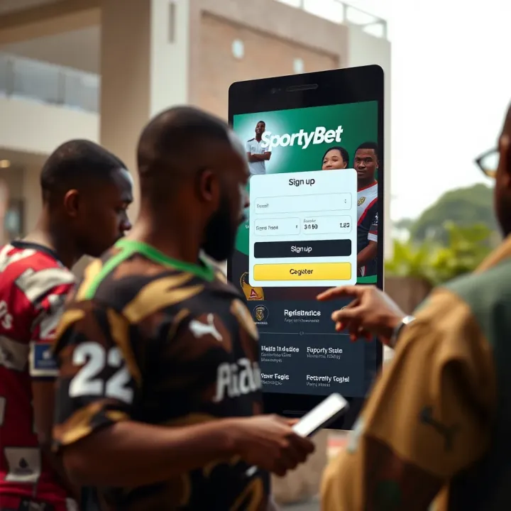 Digital interface displaying virtual sports betting options on a smartphone