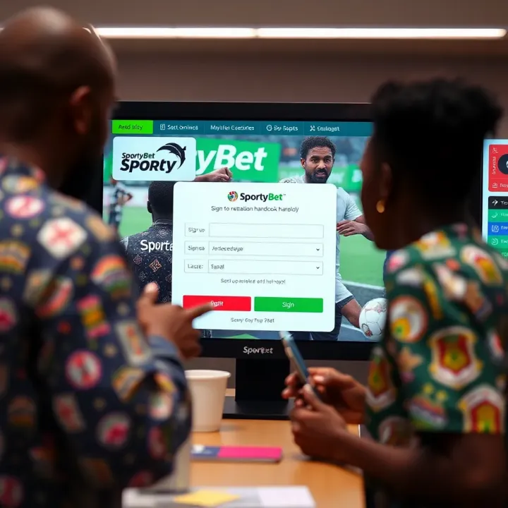 Illustration of secure payment options available on the SportyBet mobile app for Nigerian bettors